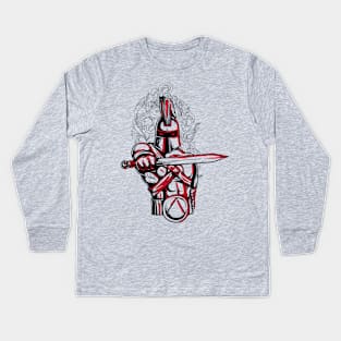 Black Knight Kids Long Sleeve T-Shirt